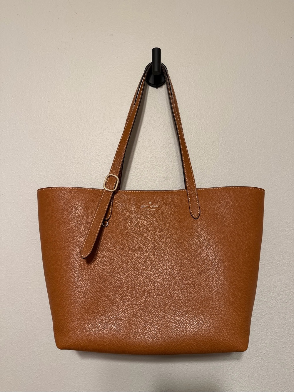 Kate Spade 454 Large Leather Tote Bag - Classic Everyday Shoulder Bag